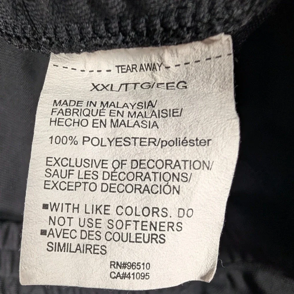 Under‎ Armour Training Pants Mens XXL Black Twister Tapered Ankle Zip 1347294